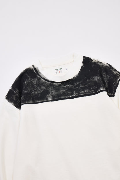 【受注予約】ハンドクラフト ラフ&amp;タフ フットボール長袖Tシャツ／York Roller Paint