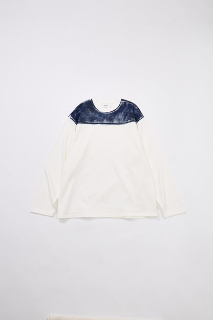 【受注予約】ハンドクラフト ラフ&amp;タフ フットボール長袖Tシャツ／York Roller Paint
