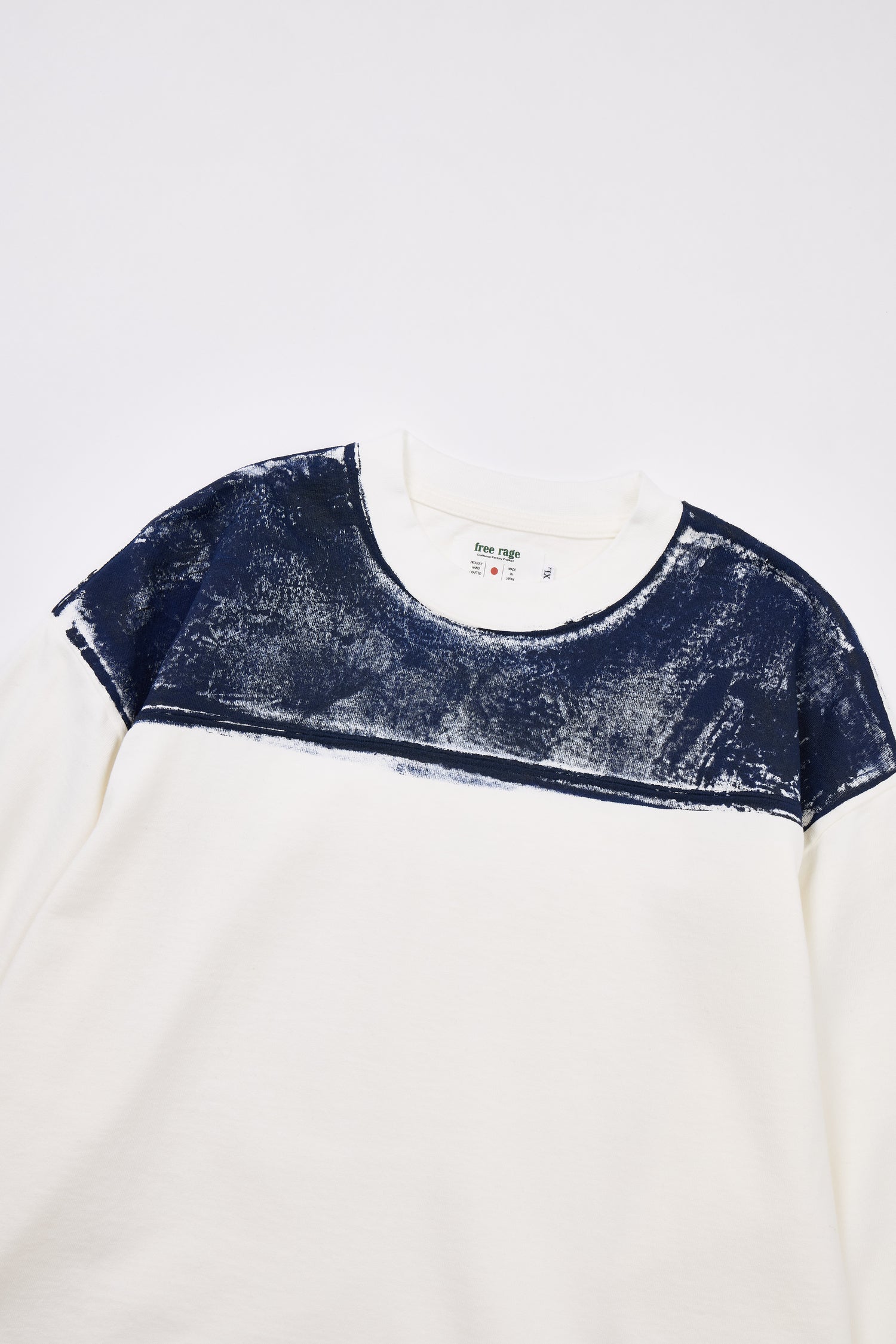 【受注予約】ハンドクラフト ラフ&amp;タフ フットボール長袖Tシャツ／York Roller Paint