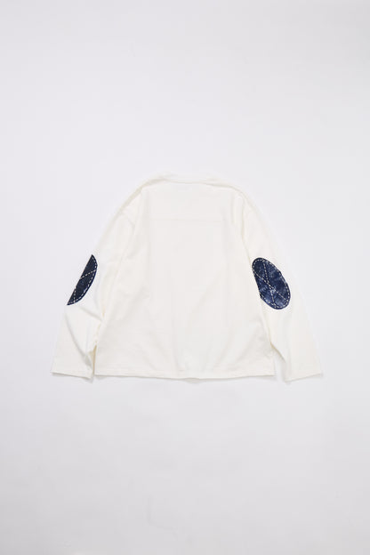 【受注予約】ハンドクラフト ラフ&amp;タフ フットボール長袖Tシャツ／Patch Hand Paint