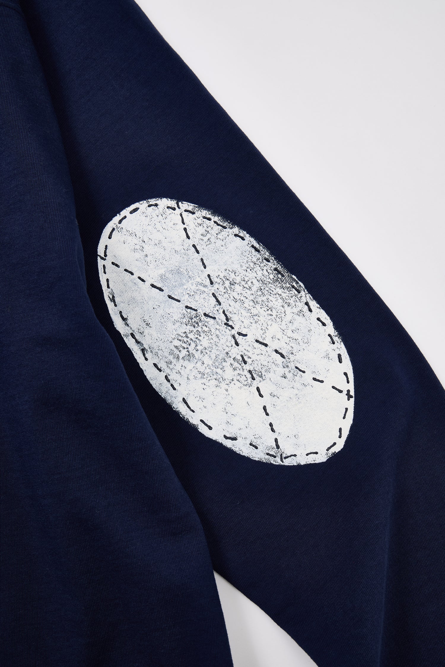【受注予約】ハンドクラフト ラフ&amp;タフ フットボール長袖Tシャツ／Patch Hand Paint