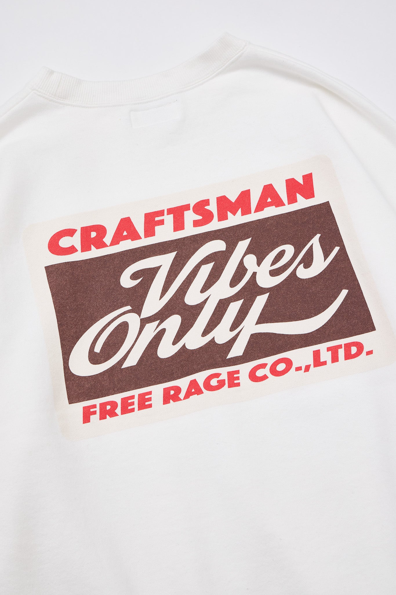 【先行予約】裏毛クルースウェット／CRAFTSMAN VIBES ONLY 2026