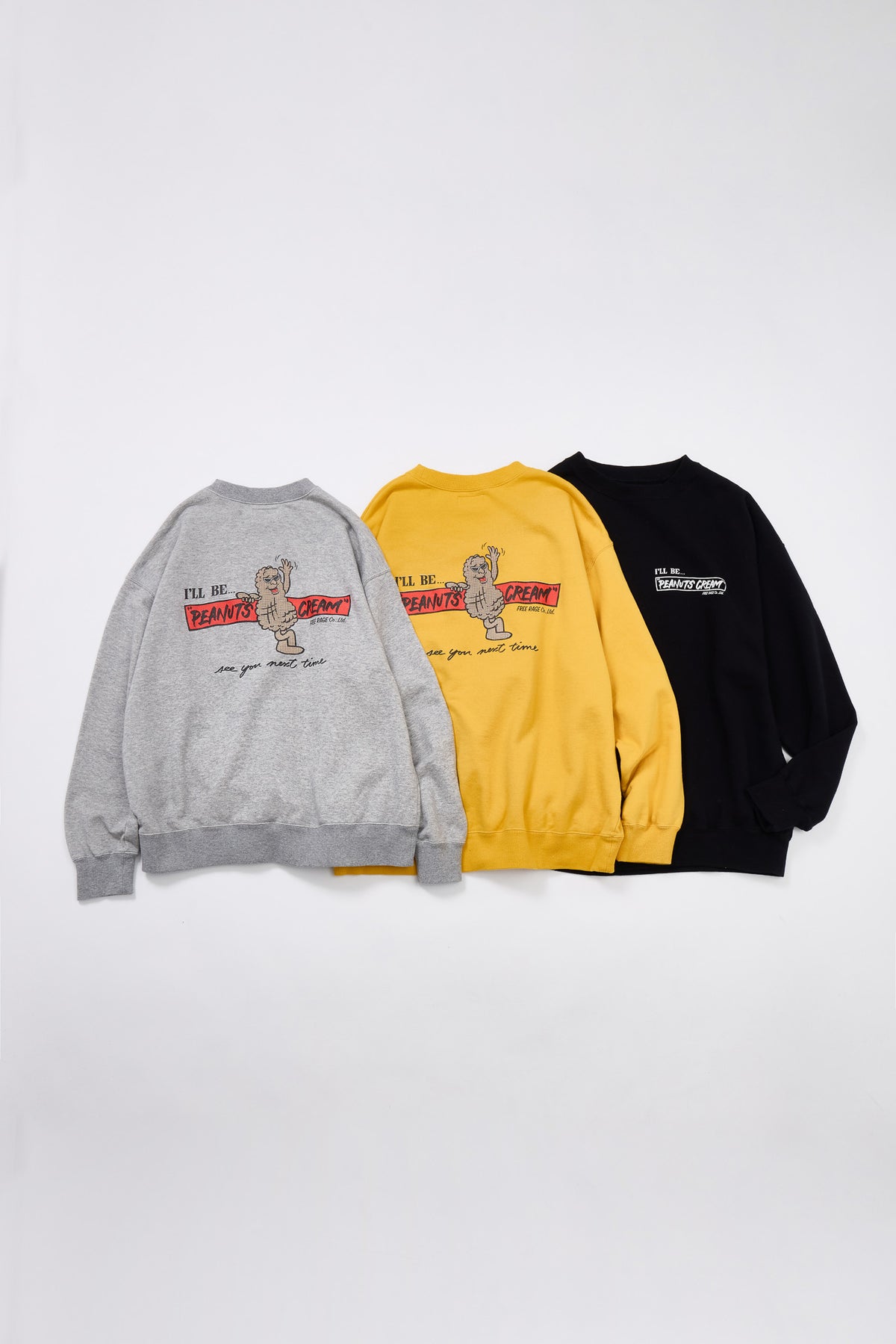 "PEANUTS CREAM vol.2" 裏毛クルースウェット