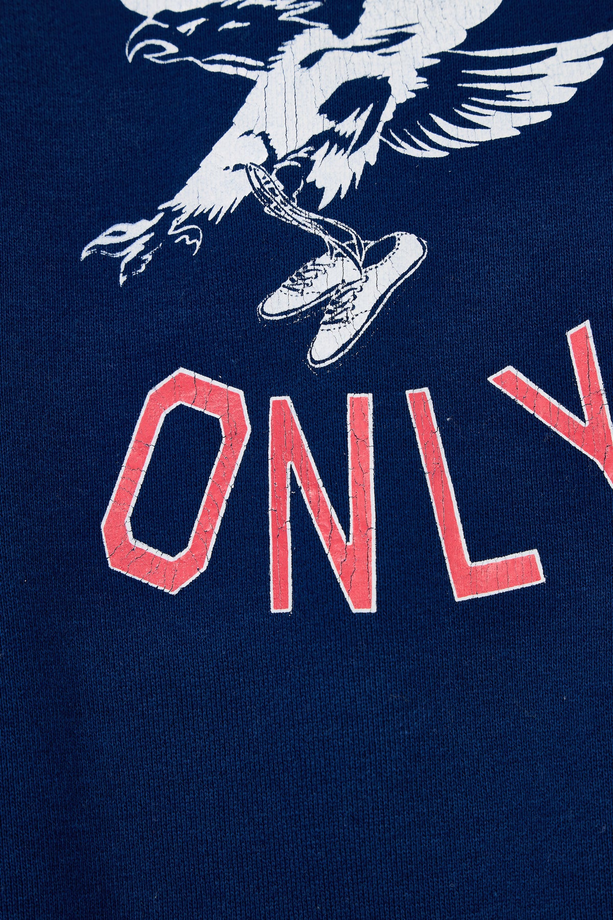 "AUTHENTIC ONLY" 裏毛クルースウェット