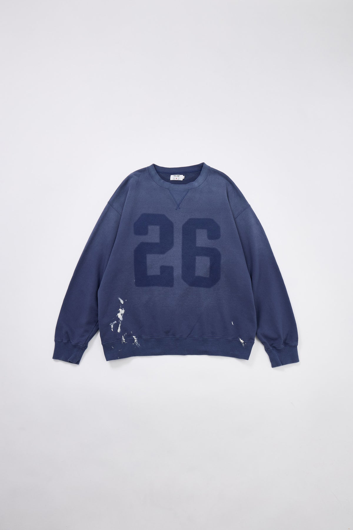 予約商品・"26" ハンドクラフト裏毛クルースウェット