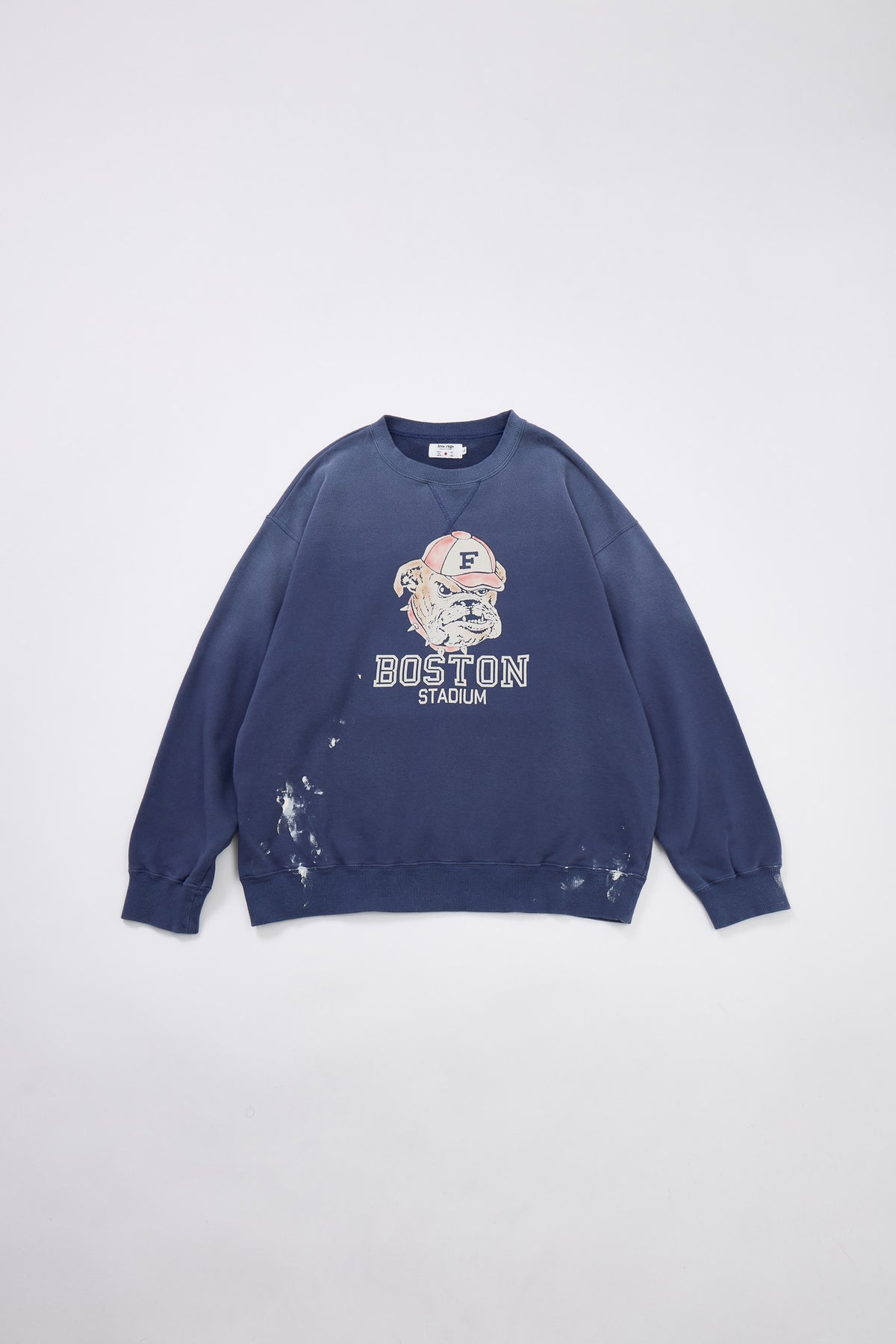 予約商品・"BOSTON STADIUM" ハンドクラフト裏毛クルースウェット
