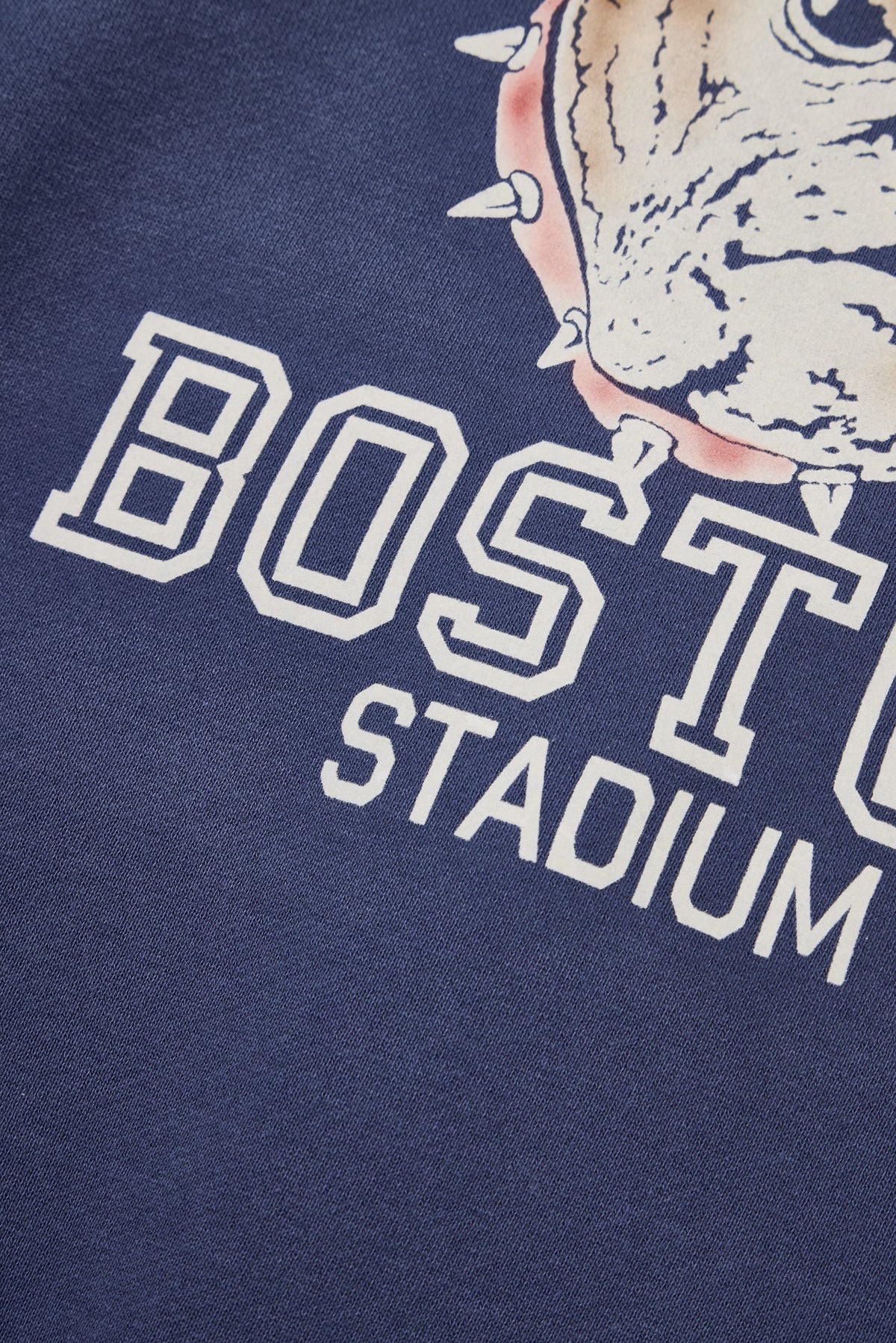 予約商品・"BOSTON STADIUM" ハンドクラフト裏毛クルースウェット