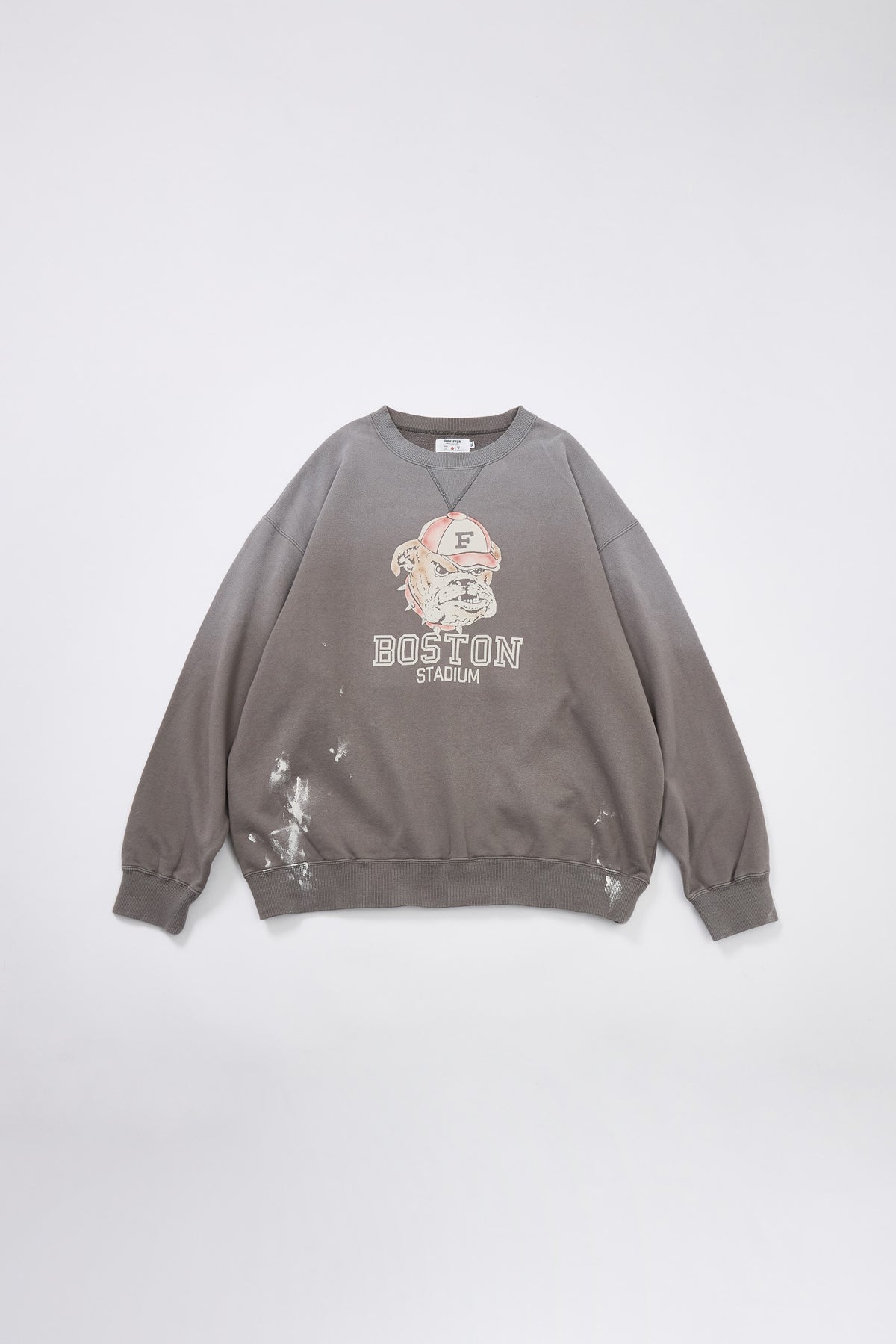 予約商品・"BOSTON STADIUM" ハンドクラフト裏毛クルースウェット