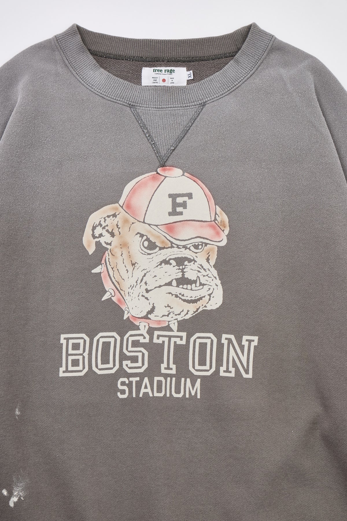 予約商品・"BOSTON STADIUM" ハンドクラフト裏毛クルースウェット