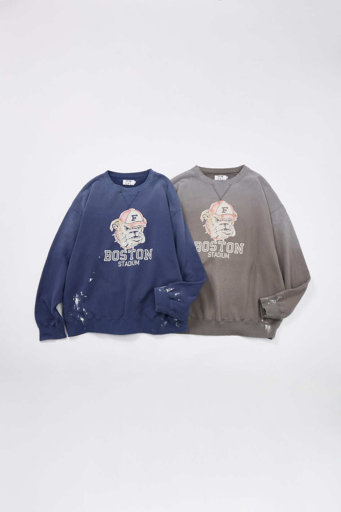 予約商品・"BOSTON STADIUM" ハンドクラフト裏毛クルースウェット
