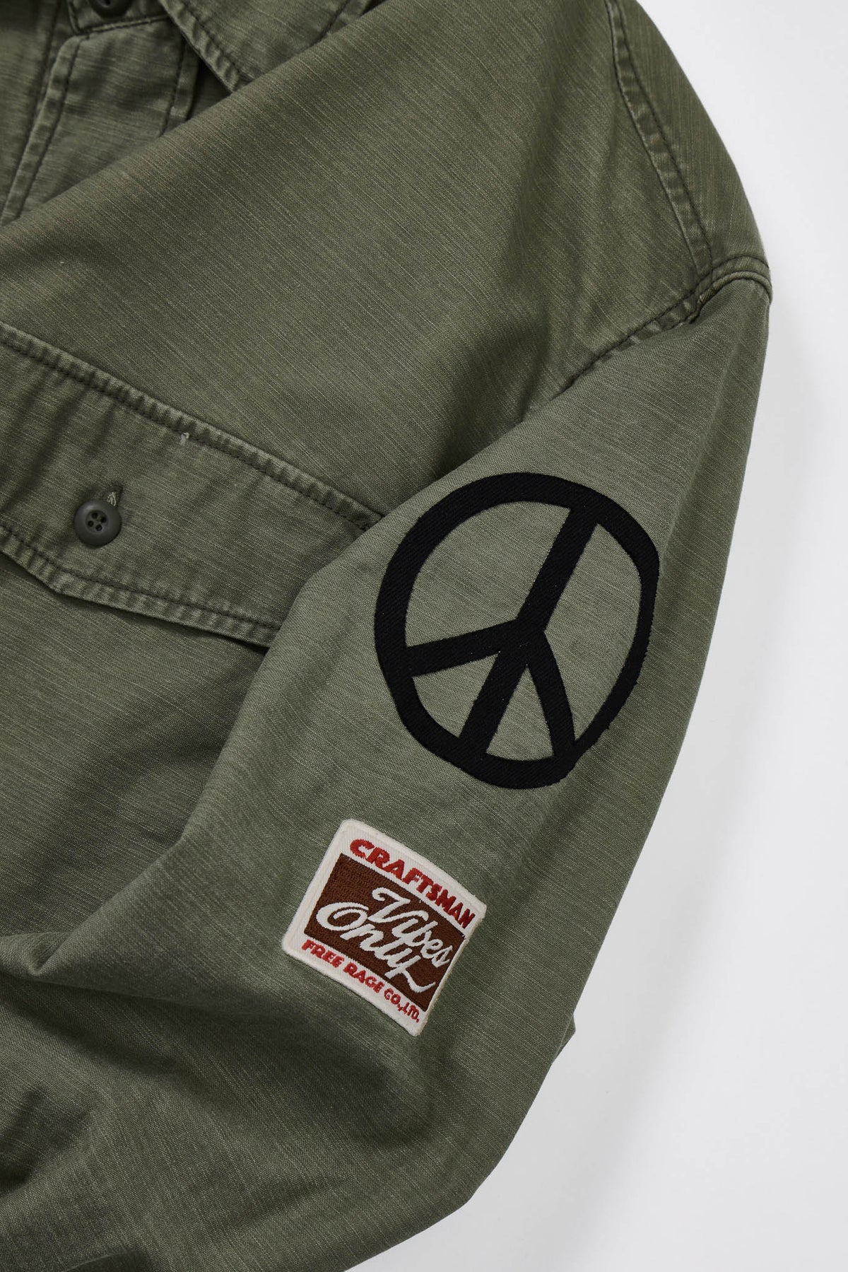 "BACK SATEEN"  ユーティリティシャツ／CUSTOM ver,