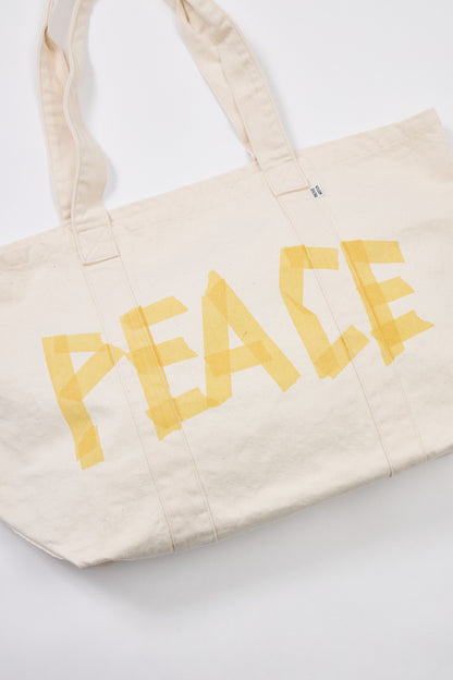 トラベルトートバッグ -TAPE PEACE LOGO-