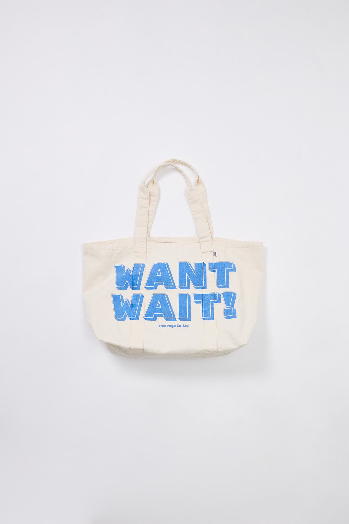 トラベルトートバッグ -WANT WAIT!-