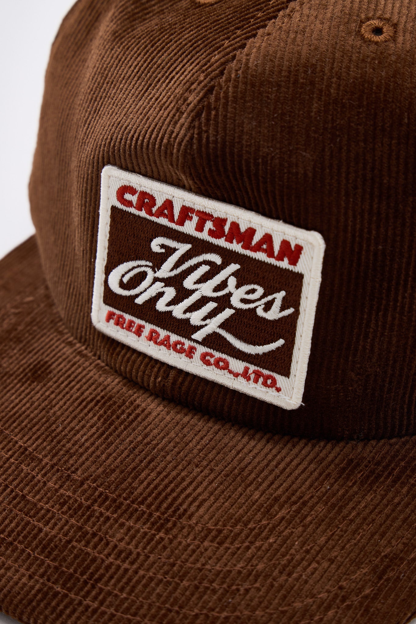 【先行予約】コーデュロイ6パネルキャップ／CRAFTSMAN VIBES ONLY 2026