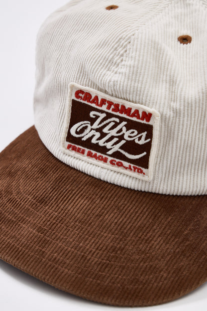 【先行予約】コーデュロイ6パネルキャップ -One Year Later ver,-／CRAFTSMAN VIBES ONLY 2026