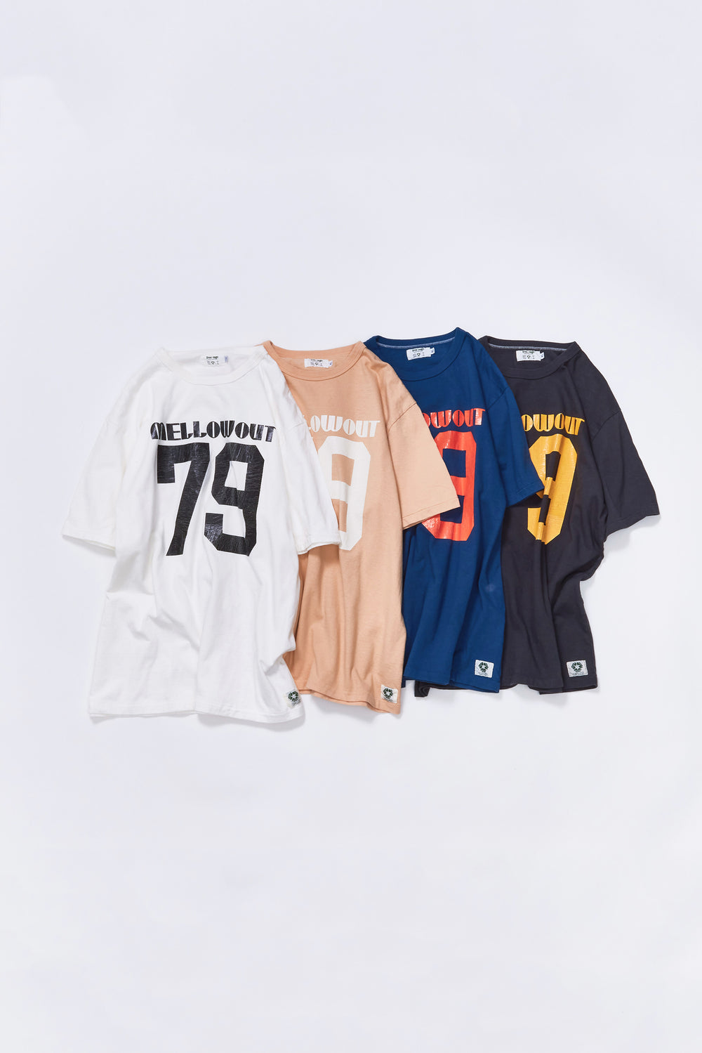 "MELLOW OUT" リサイクルコットンTee