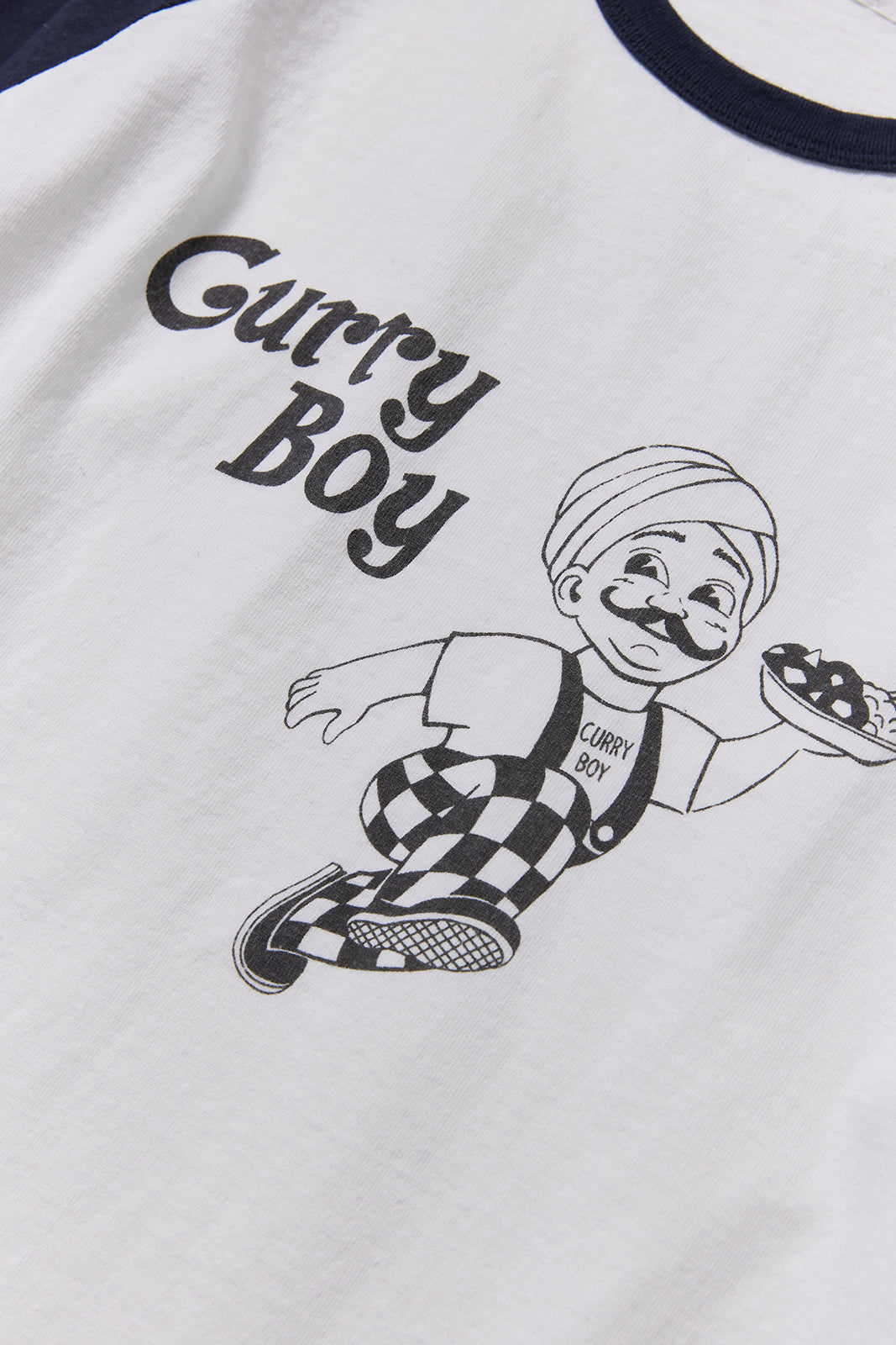 &quot;Curry Boy&quot; ラグラン七部袖Tee