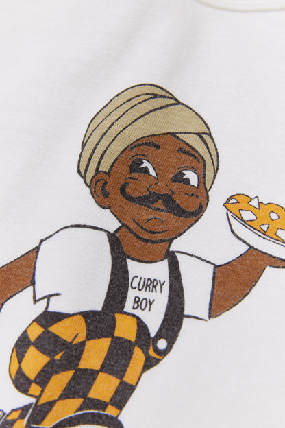 &quot;Curry Boy&quot; リサイクルコットン長袖Tee