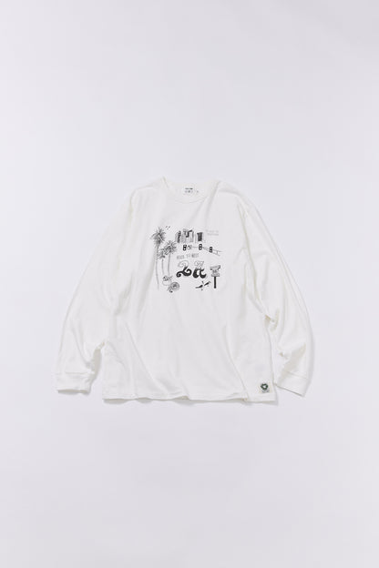 &quot;NICE TO MEET...LA&quot; リサイクルコットンTee