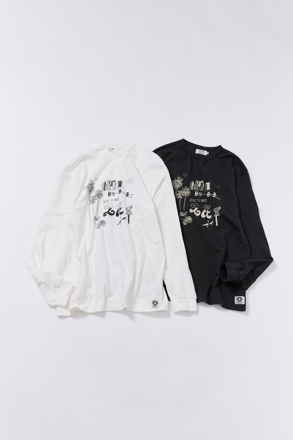 "NICE TO MEET...LA" リサイクルコットンTee