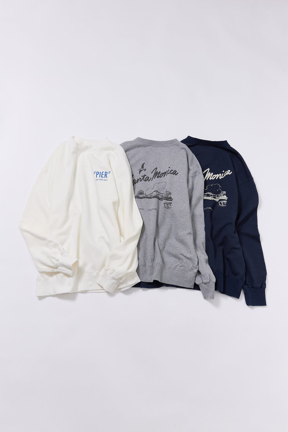 "Santa Monica" クラシッククルースウェット