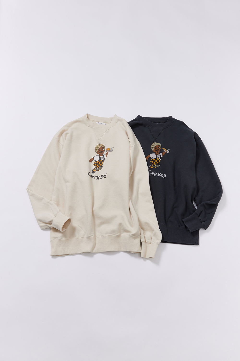 "Curry Boy" クラシッククルースウェット