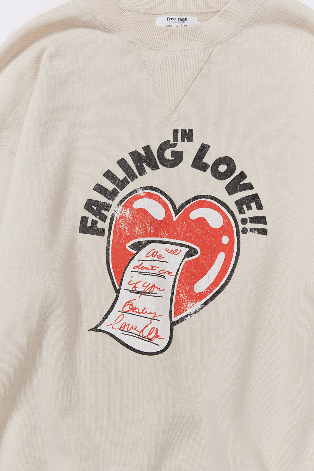 &quot;FALLING IN LOVE&quot; クラシッククルースウェット