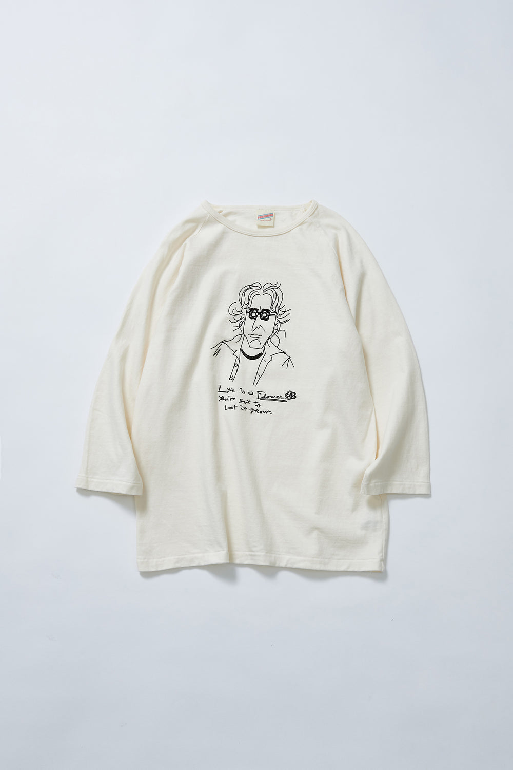 "平和運動家" ラグラン七分袖Tee