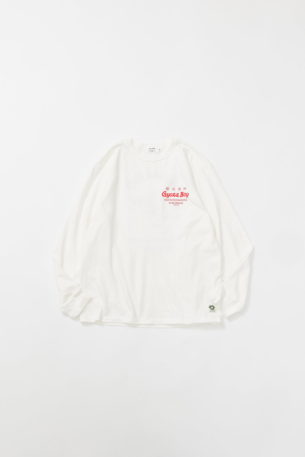&quot;GYOZA BOY vol.1&quot; リサイクルコットン長袖Tee
