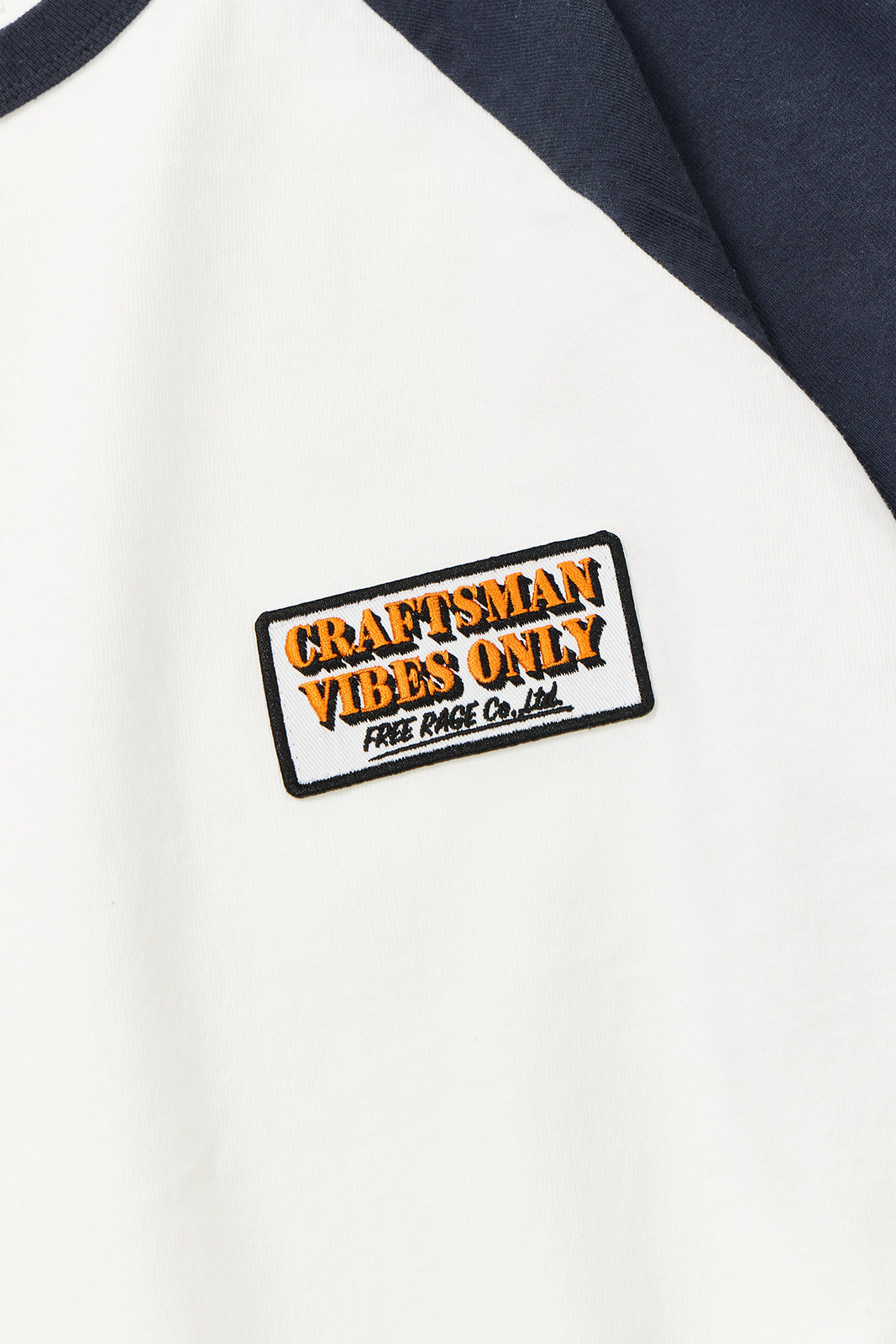 &quot;CRAFTSMAN VIBES ONLY&quot; ラグラン七部袖Tee