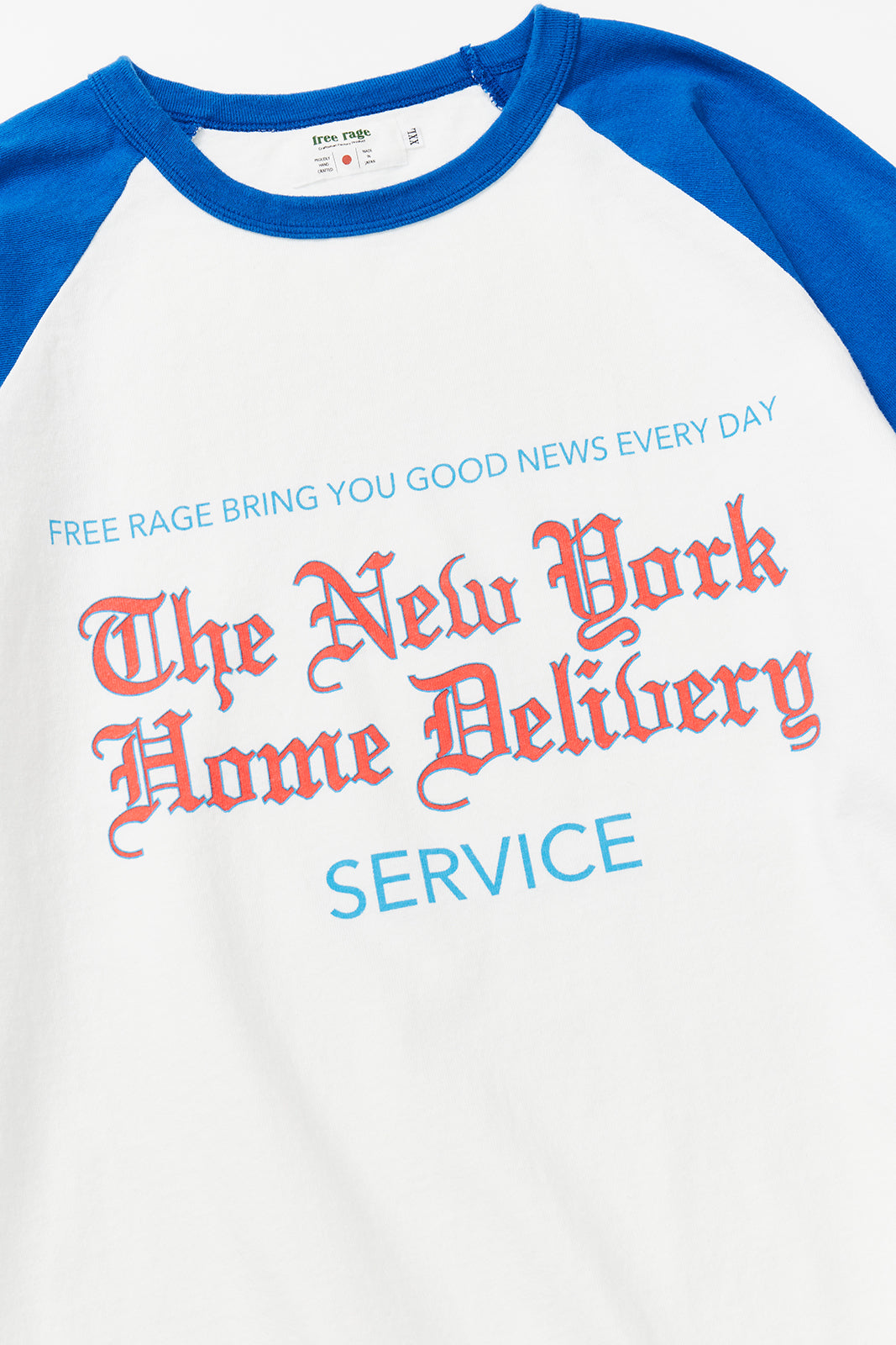 &quot;Local Delivery&quot; ラグラン七部袖Tee