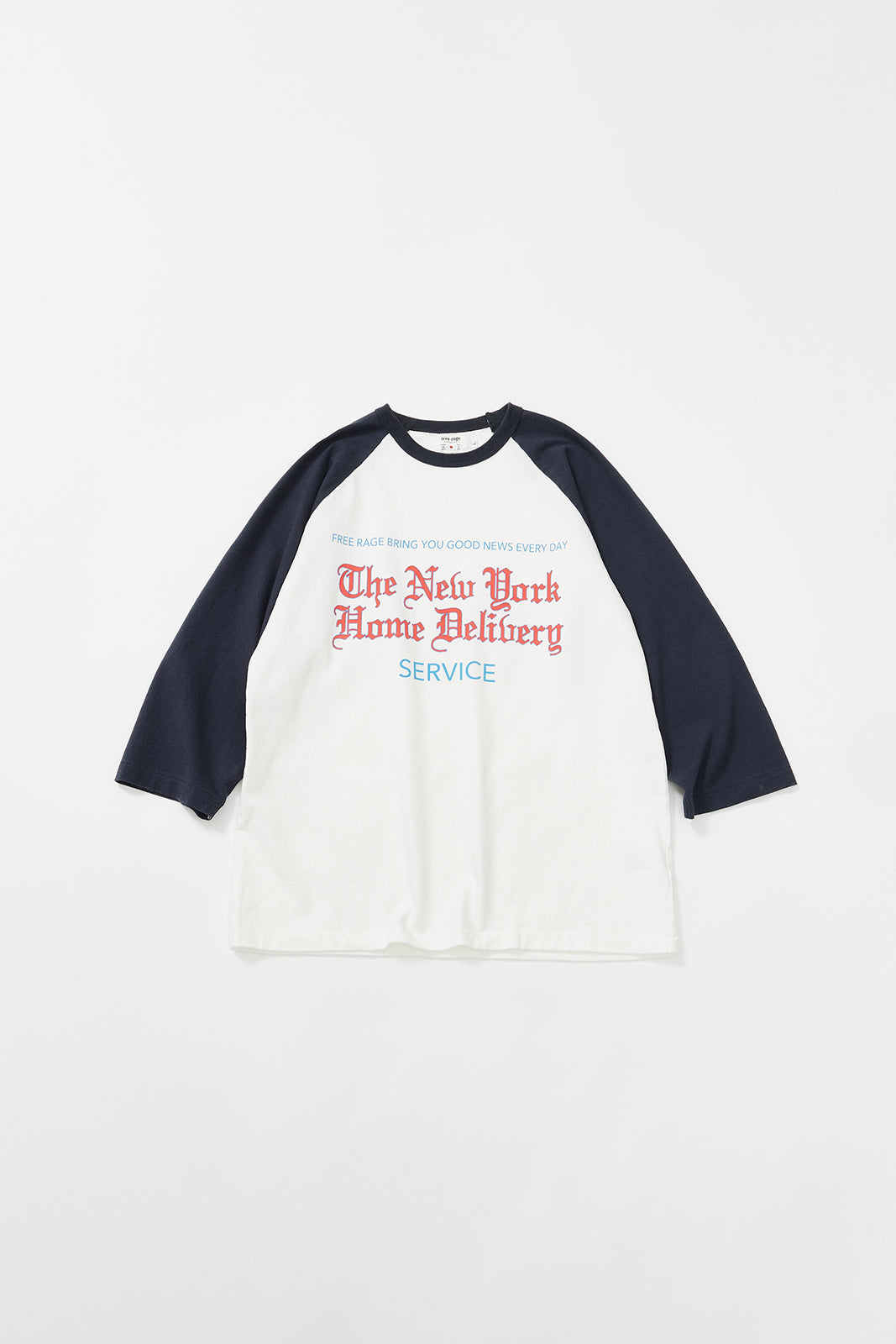 &quot;Local Delivery&quot; ラグラン七部袖Tee