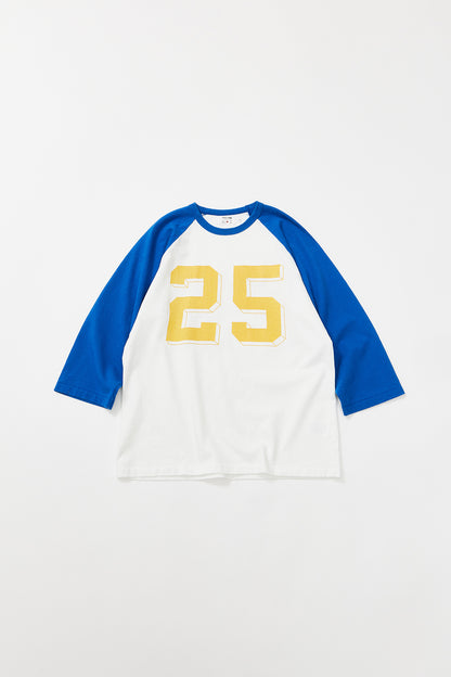 &quot;No.25&quot; ラグラン七部袖Tee