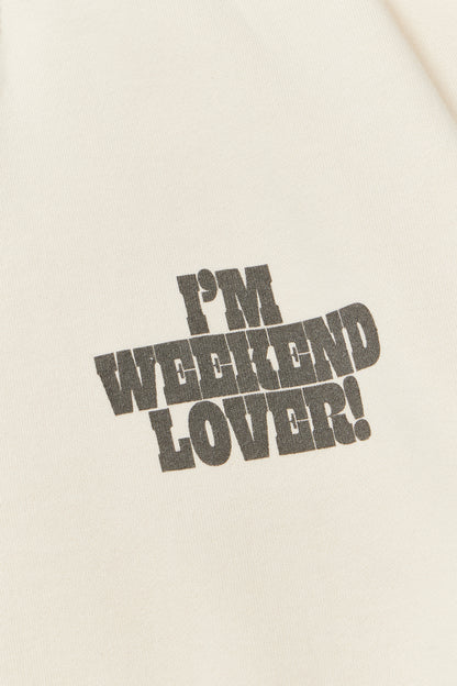 &quot;WEEKEND&quot; リンガークラシッククルースウェット