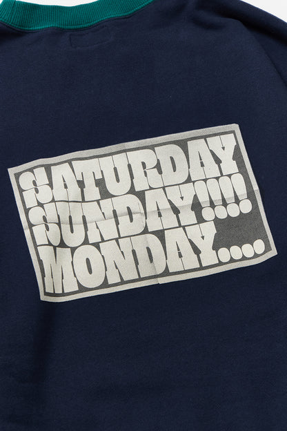 &quot;WEEKEND&quot; リンガークラシッククルースウェット