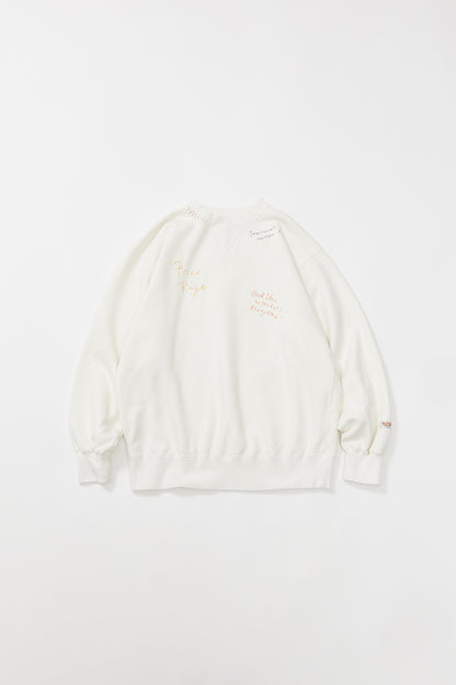 クラシッククルースウェット -Hand Paint-／CRAFTSMAN VIBES ONLY