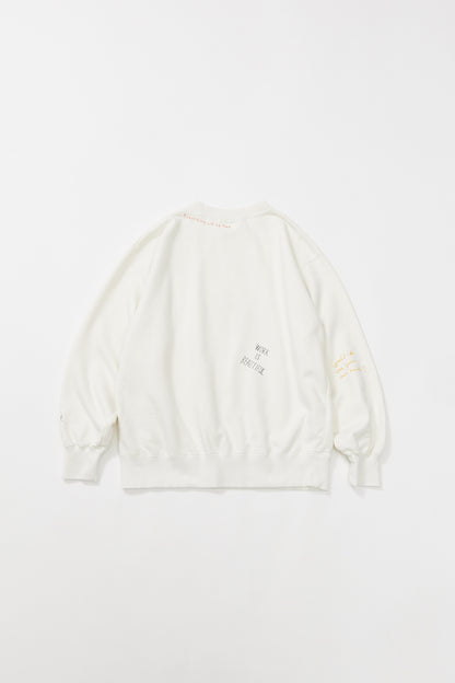クラシッククルースウェット -Hand Paint-／CRAFTSMAN VIBES ONLY