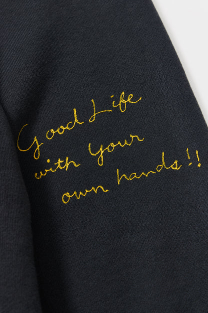 クラシッククルースウェット -Hand Paint-／CRAFTSMAN VIBES ONLY