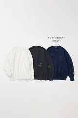 クラシッククルースウェット -Hand Paint-／CRAFTSMAN VIBES ONLY