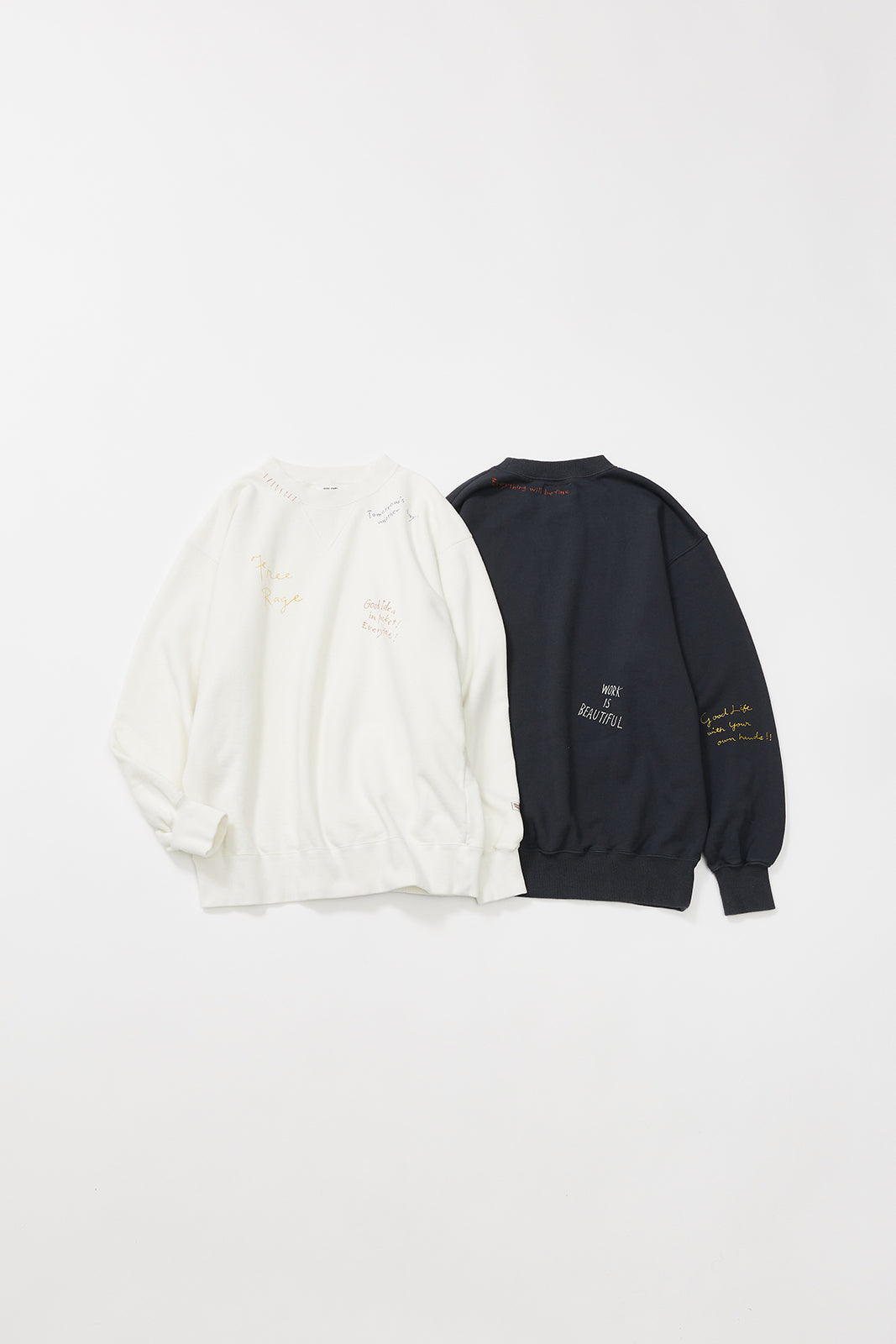 クラシッククルースウェット -Hand Paint-／CRAFTSMAN VIBES ONLY