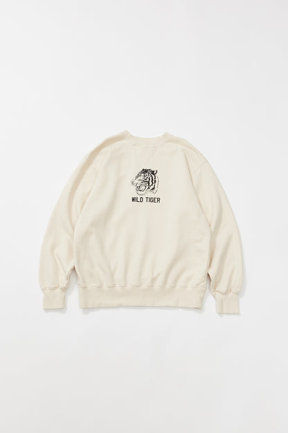 &quot;WILD TIGER&quot; クラシッククルースウェット