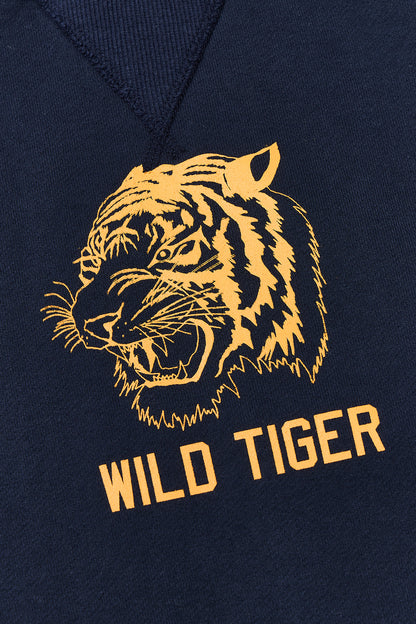 &quot;WILD TIGER&quot; クラシッククルースウェット