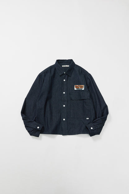 【先行予約限定】&quot;CRAFTSMAN VIBES ONLY&quot; 10ozデニムCPOシャツ
