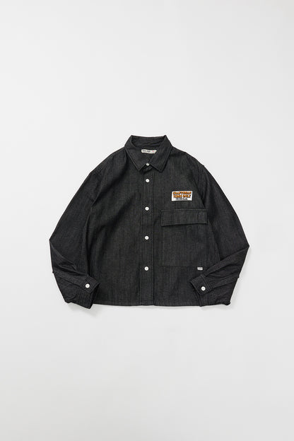 【先行予約限定】&quot;CRAFTSMAN VIBES ONLY&quot; 10ozデニムCPOシャツ