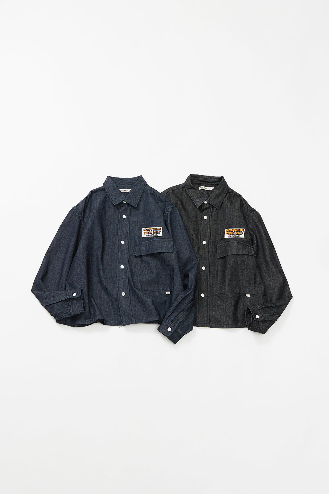 【先行予約限定】&quot;CRAFTSMAN VIBES ONLY&quot; 10ozデニムCPOシャツ