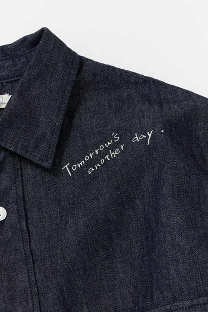 &quot;10oz DENIM&quot; CPOシャツ -Hand Paint-／CRAFTSMAN VIBES ONLY