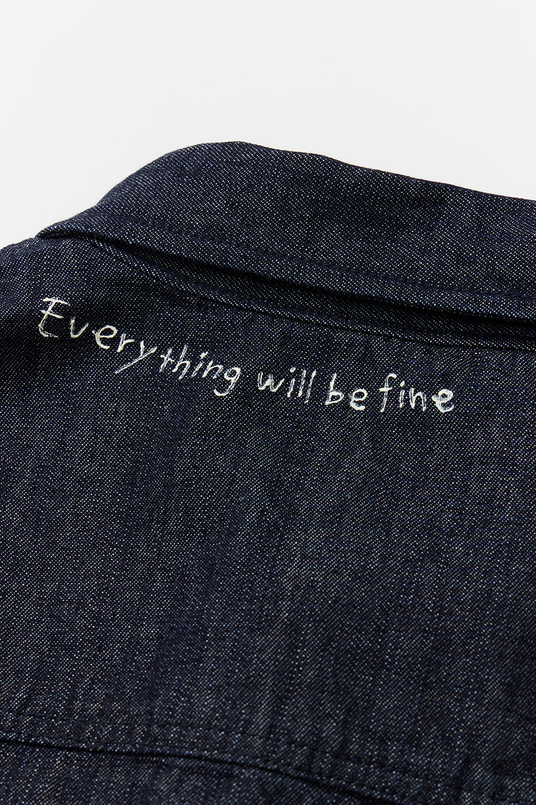 &quot;10oz DENIM&quot; CPOシャツ -Hand Paint-／CRAFTSMAN VIBES ONLY