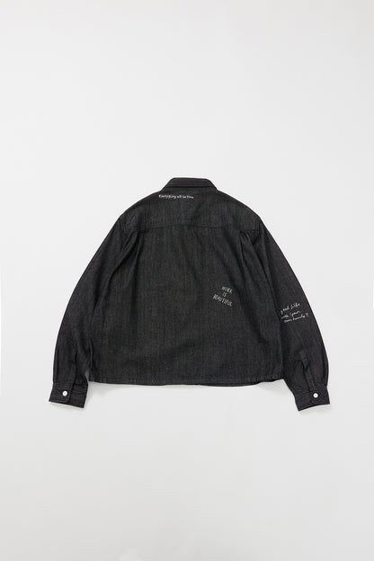 &quot;10oz DENIM&quot; CPOシャツ -Hand Paint-／CRAFTSMAN VIBES ONLY