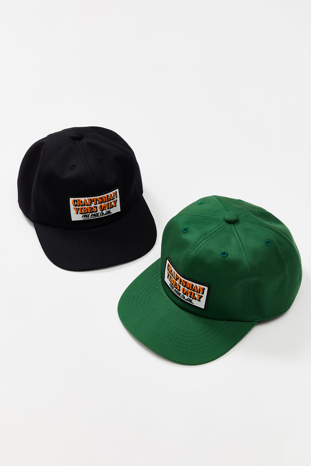 "CRAFTSMAN VIBES ONLY" 6パネルキャップ