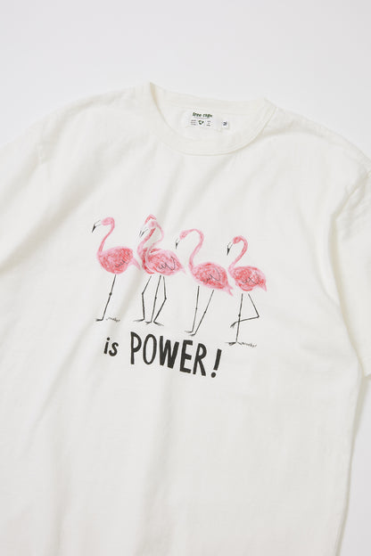 &quot;Love is Power&quot; リサイクルコットンTee